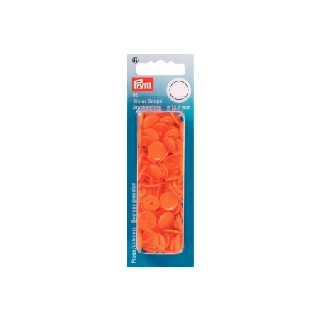 Tryckknappar Plast Orange