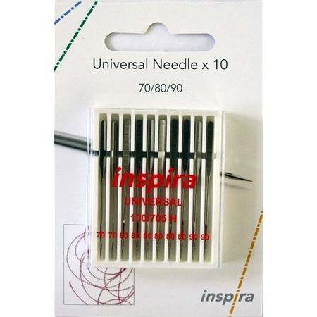 10 pack Inspira nålar 70-80-90