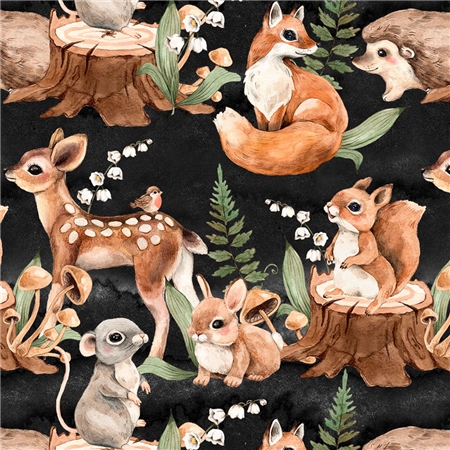O-KONVALJ, BAMBI, RÄV SVART