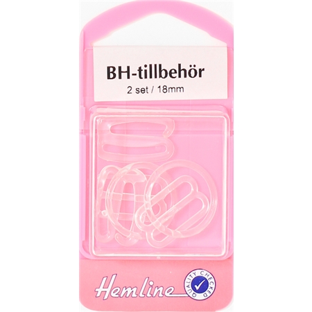 BH-TILLBEHÖR 18 MM TRANSP. 2 SET