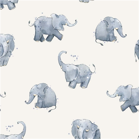Glada elefanter
