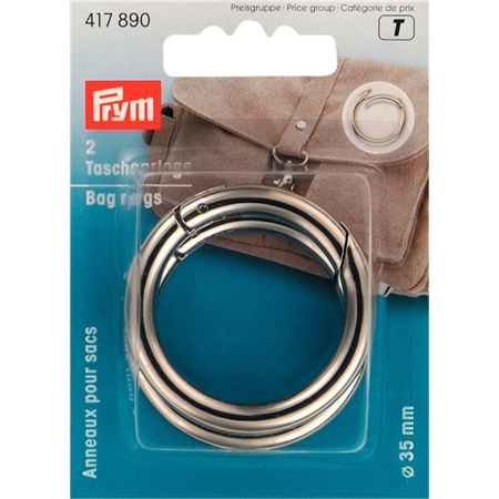 FJÄDER RING, VÄSKA SILVER