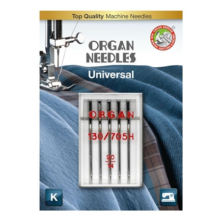 Orgen 130/705 H REG a5 st. 090 universal nålar