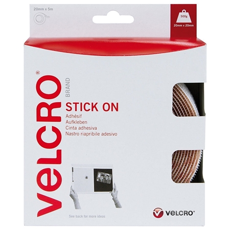 VELCRO Stick on - svart