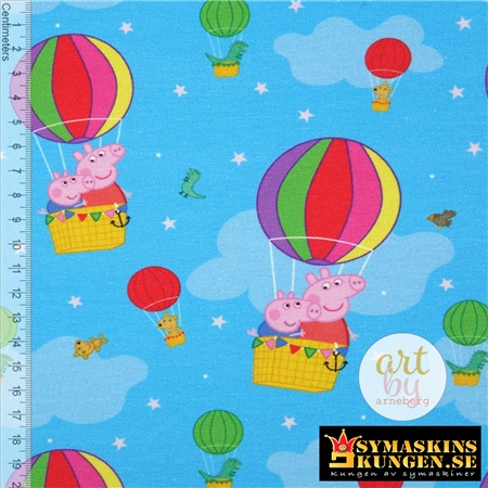 Peppa Pig - Luftballong - Turkos