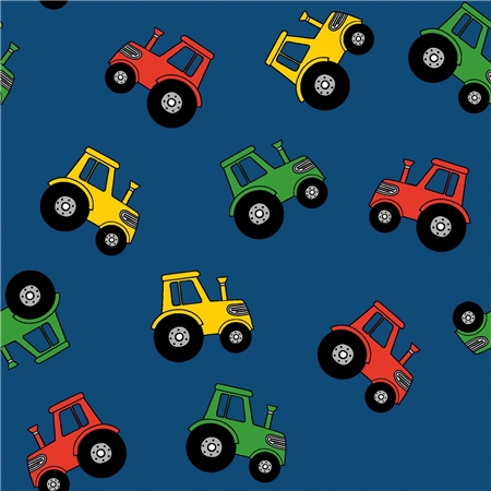 GUL RÖD GRÖN TRAKTOR BLÅ