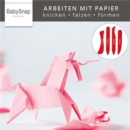 BabySnap hörn- och kantformarset 4 stycken röd