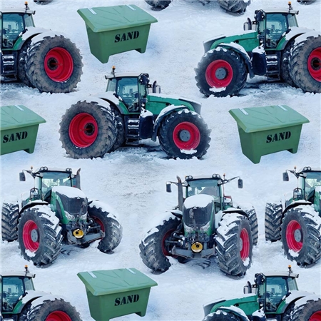 Traktor Snö
