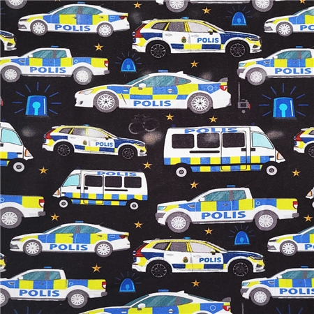 POLISBILAR SVART