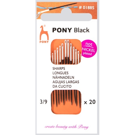 Pony Black Synålar 3/9