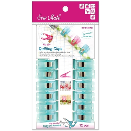 Quilting Clips Blå