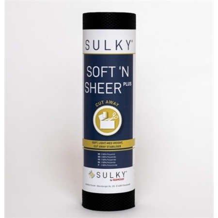 Sulky Soft ´n Sheer Plus Svart 25cm