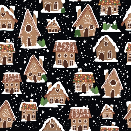 PEPPARKAKSHUS SVART