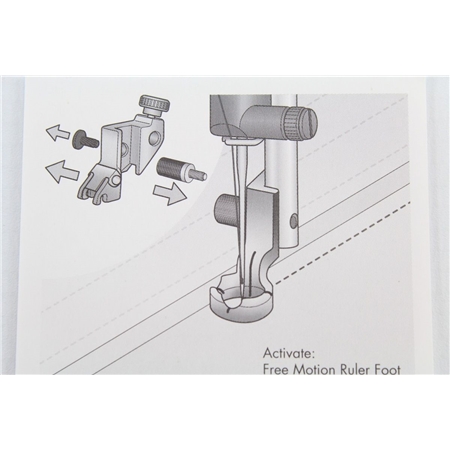 PFAFF Free motion ruler foot