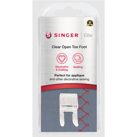 Singer Elite Transparent öppen applikationsfot