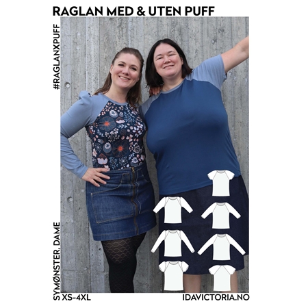 Ida Victoria - Raglan med & utan puff, dam
