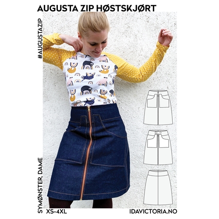 Ida Victoria - Augusta Zip kjol, dam