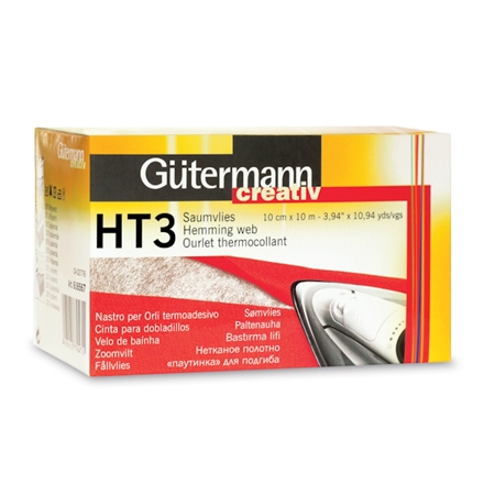 Gütermann HT3 Snabbfållningsband, 10 cm x 10 m