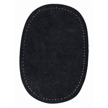 Prym Armbågslapp, mockaimitation, 9,5x14,5cm, svarta