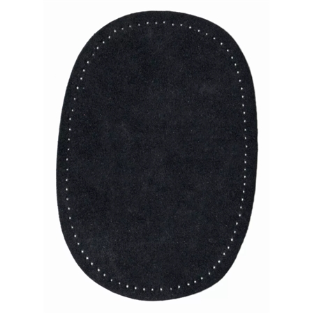 Prym Armbågslapp, mockaimitation, 9,5x14,5cm, svarta