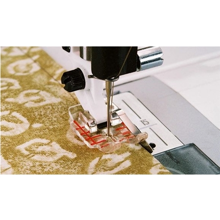 Husqvarna Viking Transparent 1/4" Quiltfot med Högerguide