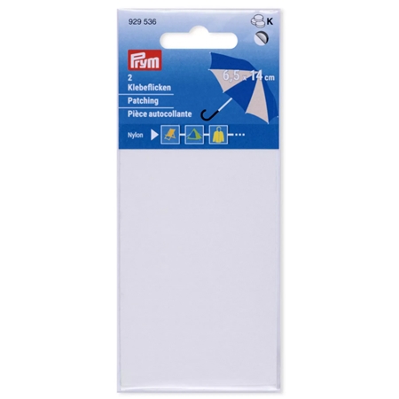 Självhäftande Nylonlaglappar – Benvit