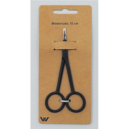 Broderisax sort 10 cm