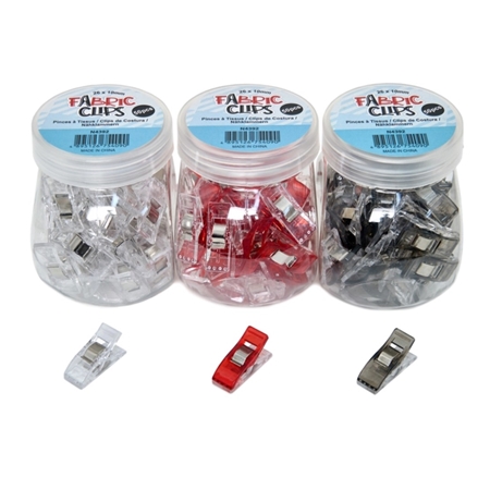 Röda Quiltning Clips 50st i burk