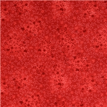 Bomullspoplin – Bordeaux med blomrankor