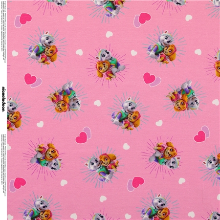 Paw Patrol trikå – Rosa botten