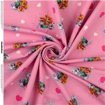 Paw Patrol trikå – Rosa botten