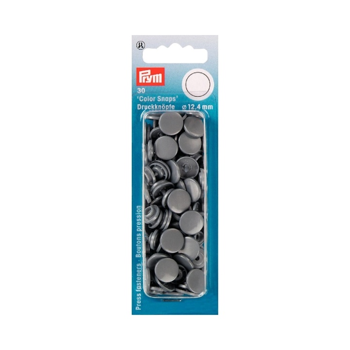 Color Snaps - Tryckknapp, Silver | Plast - Tryckknappar att slå i ...