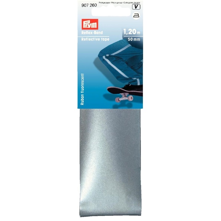 Reflexband 1,2m 50mm | Övrigt - Band/ Resår - Sybehör | Symaskinskungen.se