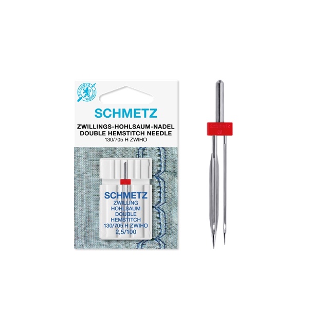 Schmetz Tvilling-Hålsömsnål