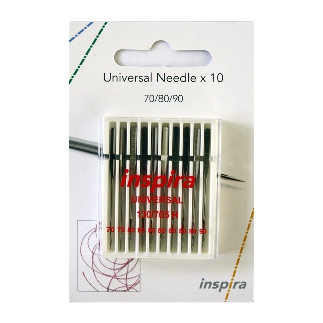 10 pack Inspira nålar 70-80-90