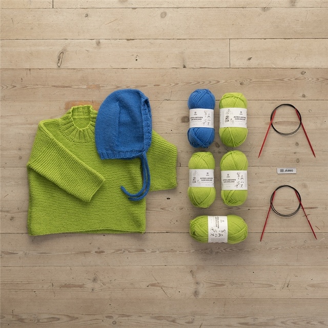 Stickkit Bullerbyn - Babyset till Kerstin