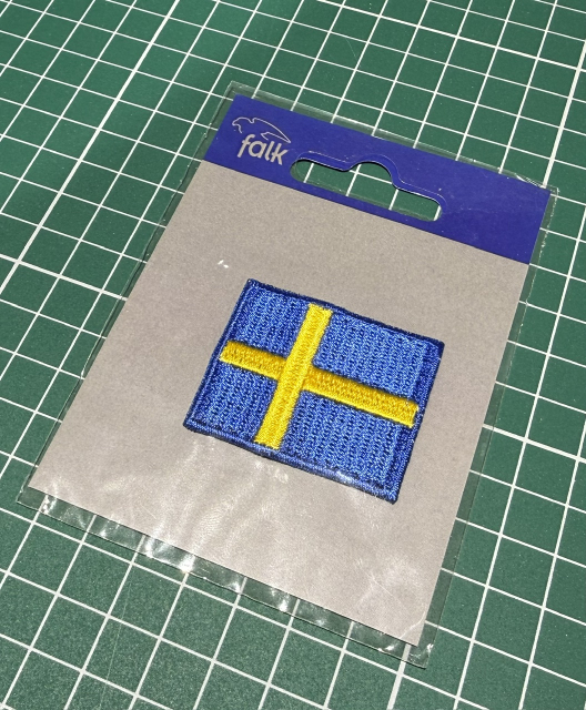 Applikation - Svensk Flagga, Liten