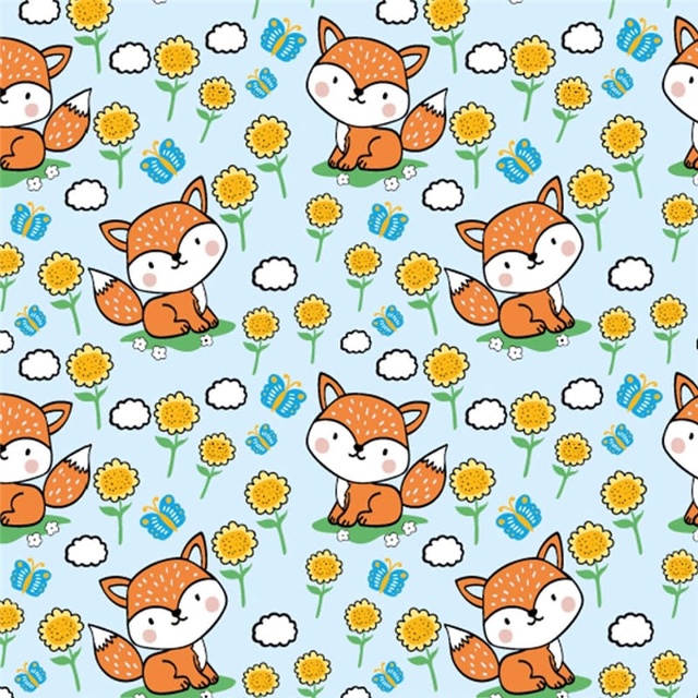 Räv, Solros Ljusblå