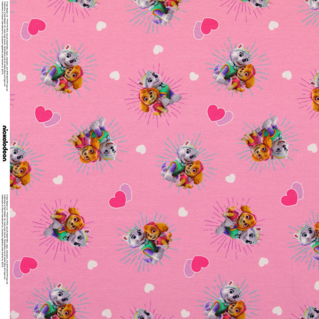 Paw Patrol trikå - Rosa botten