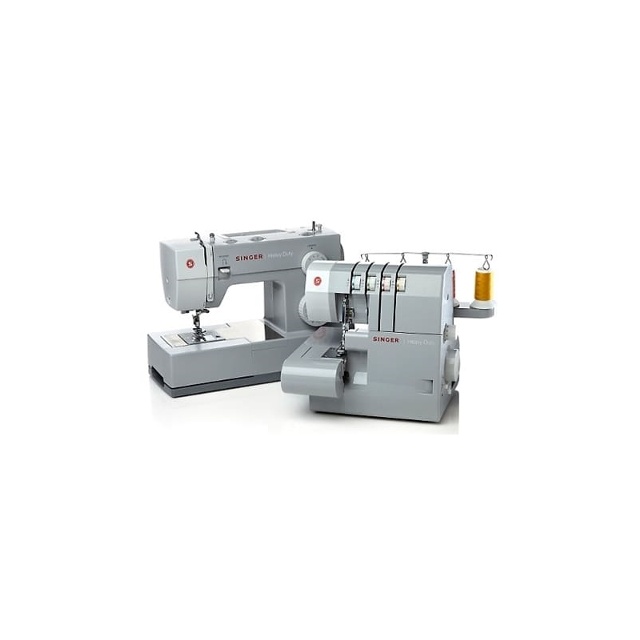 Singer Heavy Duty 4411 symaskin och Singer 14HD854 overlockmaskin