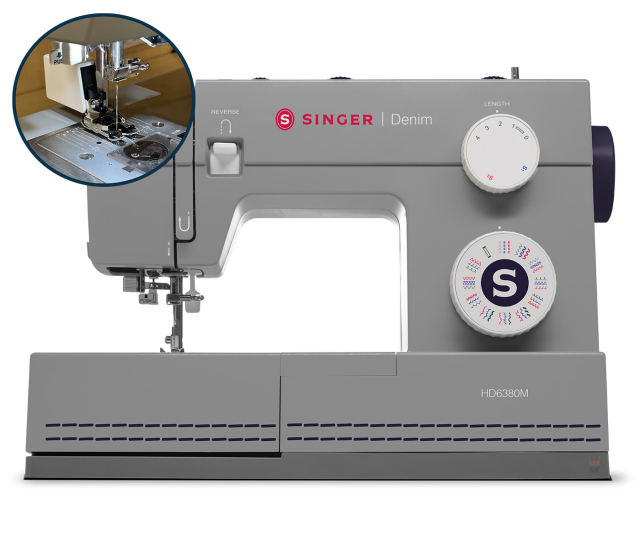 Singer Heavy Duty HD6335 Denim symaskin med övermatare