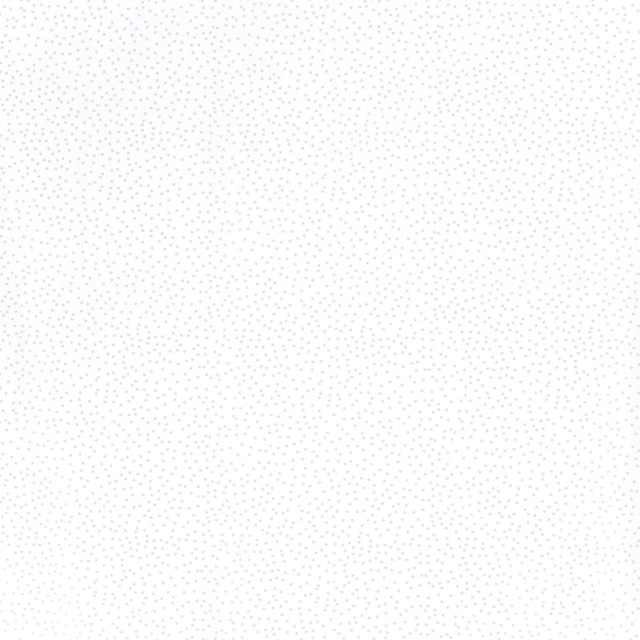 Bomullspoplin - Vit med beige prickar