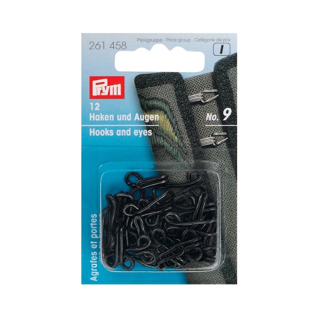 Hyska och hake, no. 9, svart