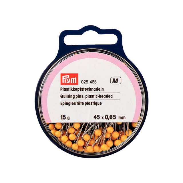 KNAPPNÅL 0.65 x 45 MM PLASTHUVUD 15 GR.