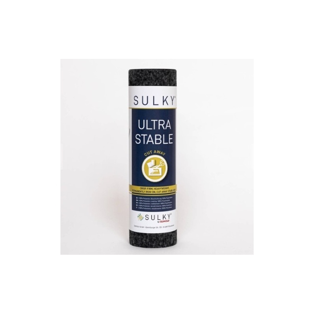 Sulky Ultra Stable Svart 25cm