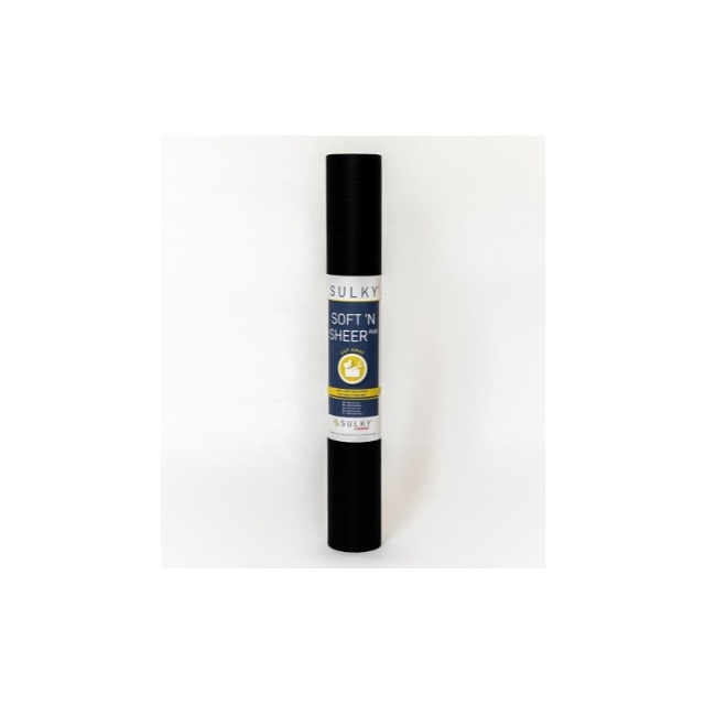 Sulky Soft ´n Sheer Plus Svart 50cm