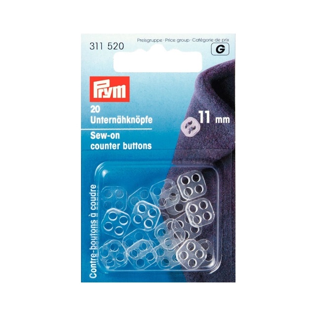 Undersömnadsknappar, genomskinliga