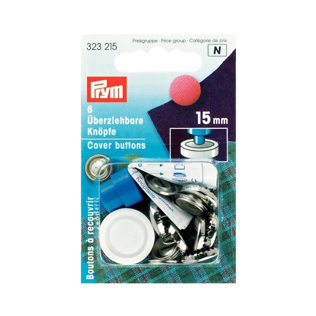 Knappformar, med verktyg, 15mm