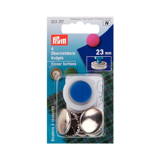 Knappformar, med verktyg, 23mm