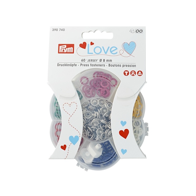 Prym Love Sortimentsbox Jerseytryckknapp mini 8mm